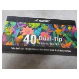 Pagather 40 Dual Tip Fabric Markers...