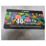 Pagather 40 Dual Tip Fabric Markers...