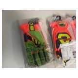 Iron Clad Industrial Impact Low Profile Open Cuff Cut 5 Gloves (Qty 3) XL