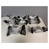 Body Guard G6 Series Safety Glasses Clear Frame, Clear Uncoated Lens (Qty 8)