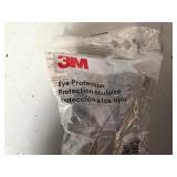 3M Eye Protection Clear Frame, Clear Anti-Fog/Anti Scratch Lens (Qty 11)