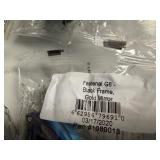 Fastenal G8 Safety Glasses: Black Frame, Gold Mirror Lens (Qty 14)