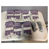 Lightweight Work Gloves (9 pair) M/L