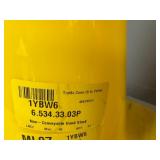 Two Yellow Traffic Cones 18"