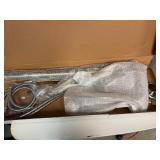 Free Standing Brushed Nickel Tub Faucet with Hand Shower. Never installed. In original box.