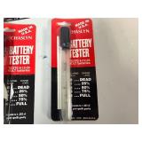 Battery Testers - Test 6,12,24 Volt Batteries. (Qty 11 - 10 in original packaging)
