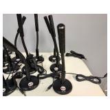 Gooseneck Podium Microphones with Auxiliary Input (Qty 13)
