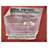 Central Pneumatic Steel Blaster Cabinet