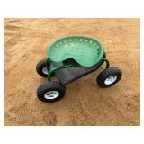 Rolling Work Seat with Tool Tray