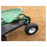 Rolling Work Seat with Tool Tray