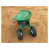 Rolling Work Seat with Tool Tray