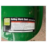 Rolling Work Seat with Tool Tray