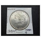 1884 O Morgan Silver Dollar Marked MS64+ When Purchased