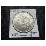 1884 O Morgan Silver Dollar Marked MS64+ When Purchased