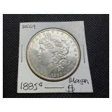 1885 O Morgan Silver Dollar Marked MS64 When Purchased