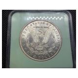 1885 O Morgan Silver Dollar NTC MS65