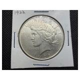 1922 Peace Silver Dollar