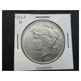 1923 D Peace Silver Dollar