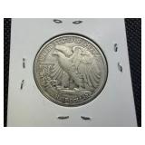 1941 D Silver Walking Liberty Half Dollar