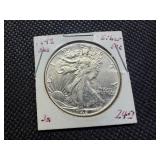 1942 Silver Walking Liberty Half Dollar