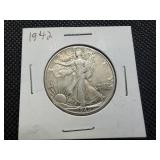 1942 Silver Walking Liberty Half Dollar