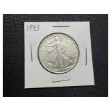 1943 Silver Walking Liberty Half Dollar