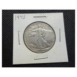 1943 Silver Walking Liberty Half Dollar
