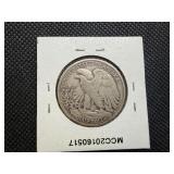 1945 D Silver Walking Liberty Half Dollar
