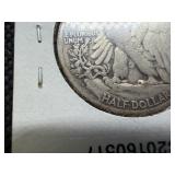 1945 D Silver Walking Liberty Half Dollar