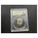 1976 S Bicentennial Ike Dollar PCGS PR69DCAM Clad Type 2