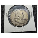 1953 D Silver Franklin Half Dollar