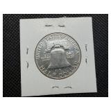 1958 Silver Franklin Half Dollar