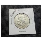 1963 D Silver Franklin Half Dollar