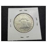 1963 D Silver Franklin Half Dollar
