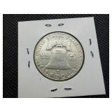 1963 D Silver Franklin Half Dollar