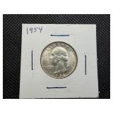 1954 Silver Washington Quarter