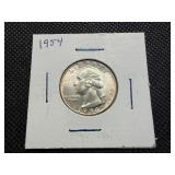 1954 Silver Washington Quarter
