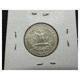 1962 D Silver Washington Quarter