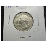 1963 D Silver Washington Quarter