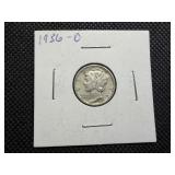 1936 D Silver Mercury Dime