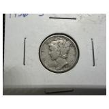 1936 S Silver Mercury Dime