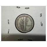 1938 D Silver Mercury Dime