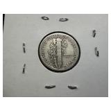 1938 D Silver Mercury Dime