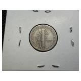 1939 D Silver Mercury Dime