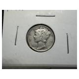 1942 Silver Mercury Dime