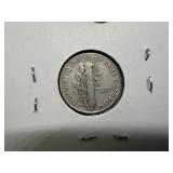 1942 Silver Mercury Dime