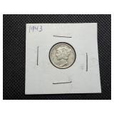 1943 Silver Mercury Dime