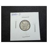1944 S Silver Mercury Dime