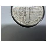 1945 D Silver Mercury Dime