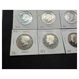 Six Kennedy Half Dollars - Very Nice Condition 1970 S, 1971 S, 1974 S, 1976 S, 1978 S, 1979 S